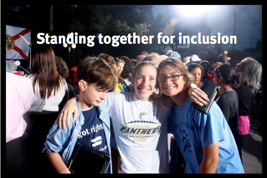 Standing together for inclusion