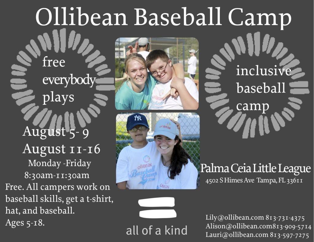 Ollibean Inclusive Baseball Camp